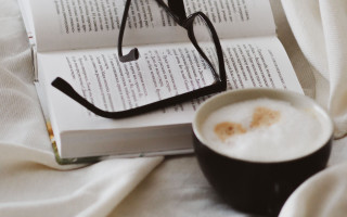 Book glasses coffee heart book - top of it next free wallpaper