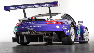 Purple porsche racing car red - hard edge free wallpaper for desktop