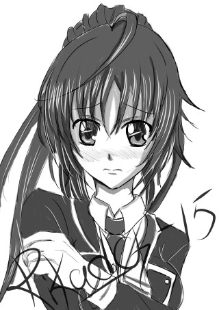 Girl long hair tie head 2 - free anime wallpaper for mobile