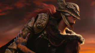 Armor horned woman cloudy sky - elden ring free wallpaper