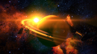 Space planet starry sky bright - space free wallpaper for desktop