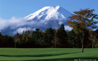 Mountain snow peak golf course - murata range free wallpaper