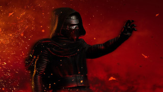 Star wars costume fire sky - a man in a star free wallpaper