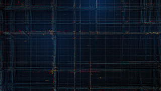 Black blue pattern red yellow - a pattern of squares free wallpaper
