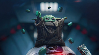 Yoda red light green balls - the air above free wallpaper