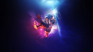 Space skateboard fantasy aurora embers - him free wallpaper for desktop