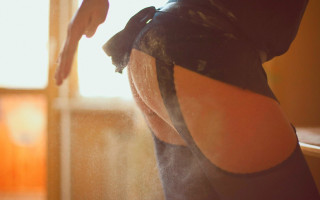 Anna hotchkis black white window - a hand free wallpaper for desktop