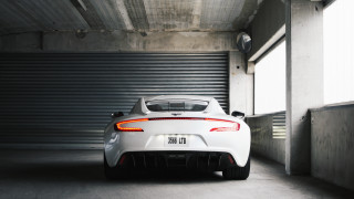 White sports car garage door - a garage next free wallpaper