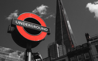 Cityscape clouds tower sign building - sign free wallpaper for desktop