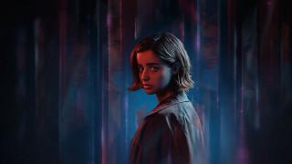 Woman redlight forest curtains nature - a red light free wallpaper