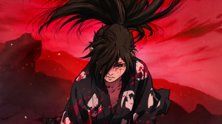 Man blackhair redsky blood kimono - a red sky free wallpaper for desktop