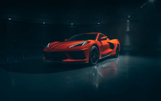 Red sports car dark room 84 - redshift free wallpaper