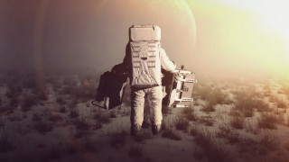 Space suit man field backpack - a backpack and a backpack free wallpaper