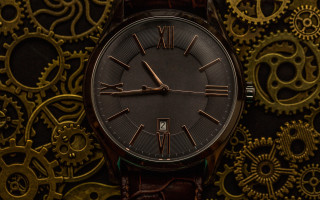 Watch gears macro clock roman - a watch free wallpaper