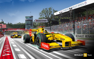 Yellow racecar race track flag - flag free wallpaper