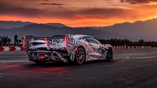Car sunset mountains digital rim - a design free wallpaper for desktop