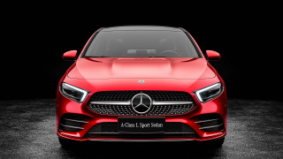 Red mercedes benz dark room - a white line free wallpaper for desktop