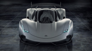 Futuristic car hood up black - a futuristic car free wallpaper