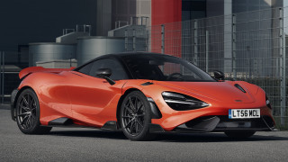 Orange sports car red sign - a orange sports car free wallpaper