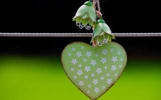 Heart cookie floral sword gradient - cookie free wallpaper