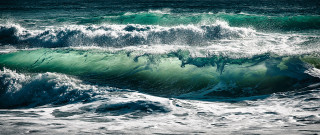 Green ocean waves beach planet - andreas gursky free wallpaper for desktop