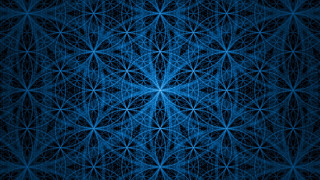 Blue abstract star geometry ferriswheel - sacred free wallpaper