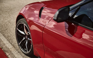 Red sports car open door - its door open free wallpaper for desktop