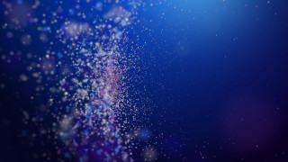 Blurry blue background white stars 2 - particle free wallpaper