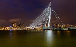 Bridge water city night lights 38 - arie smit free wallpaper