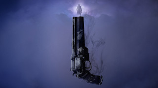 Gun light sky smoke person - top of it free wallpaper for desktop