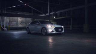 Car parking garage night lights - a parking garage free wallpaper