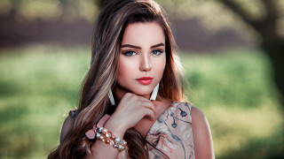 Elina karimova long hair bracelet - her wrist free wallpaper