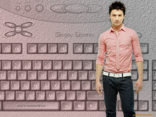 Man standing computer keyboard pink - graphic design free wallpaper
