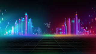 Futuristic city neon lights cyberpunk 6 - cyberpunk city free wallpaper for desktop