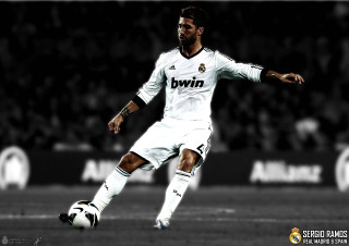 Man white uniform kicking soccer 5 - constant free wallpaper for desktop