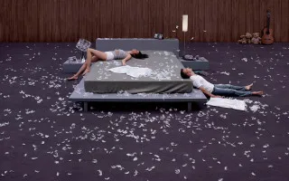Confetti bed digital art people - promotional free wallpaper