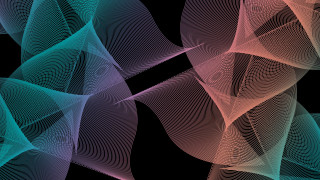 Black pattern wavy lines hologram - alfred manessier free wallpaper for desktop