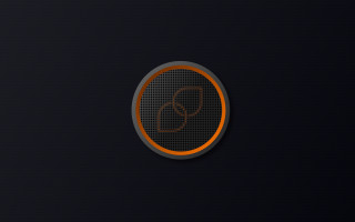 Black orange circle person center - a picture of a person free wallpaper for desktop