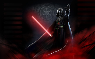 Darthvader redlight hologram lightsaber magiccircle - war free wallpaper