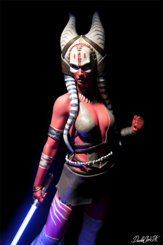 Woman costume sword helmet action 2 - her hand and a helmet free wallpaper