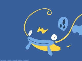Cartoon character flying banana ghost - the air free wallpaper