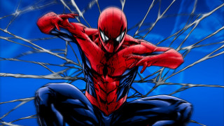 Spiderman sitting digital art comic - his hip free wallpaper for desktop