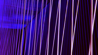 Purple lines building clock light - side and a building in the background free wallpaper