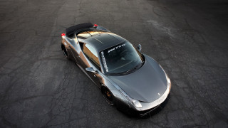 Silver sports car black roof - a black roof free wallpaper