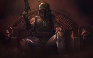 Star wars throne skull hologram - a throne free wallpaper