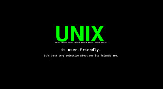 Unix is user friendly attractive - underneath free wallpaper