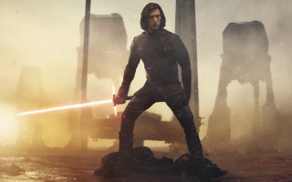 Star wars man lightsaber desert - a man in a star free wallpaper