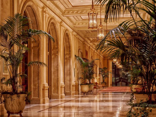 Large hallway chandelier plants ceiling - a chandelier free wallpaper for desktop