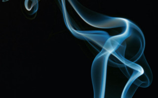 Blue smoke black background white - abstract illusionism free wallpaper