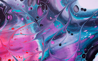 Purple blue liquid red black - dot free wallpaper